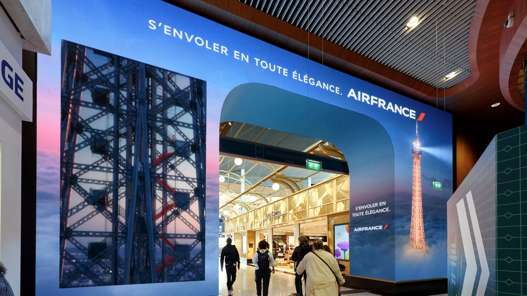 shopping digital arch, campagne Air France