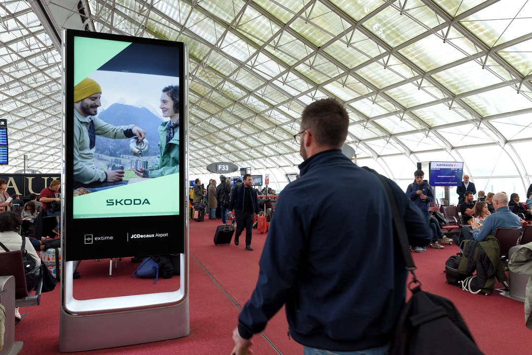 DOOH campaign for skoda