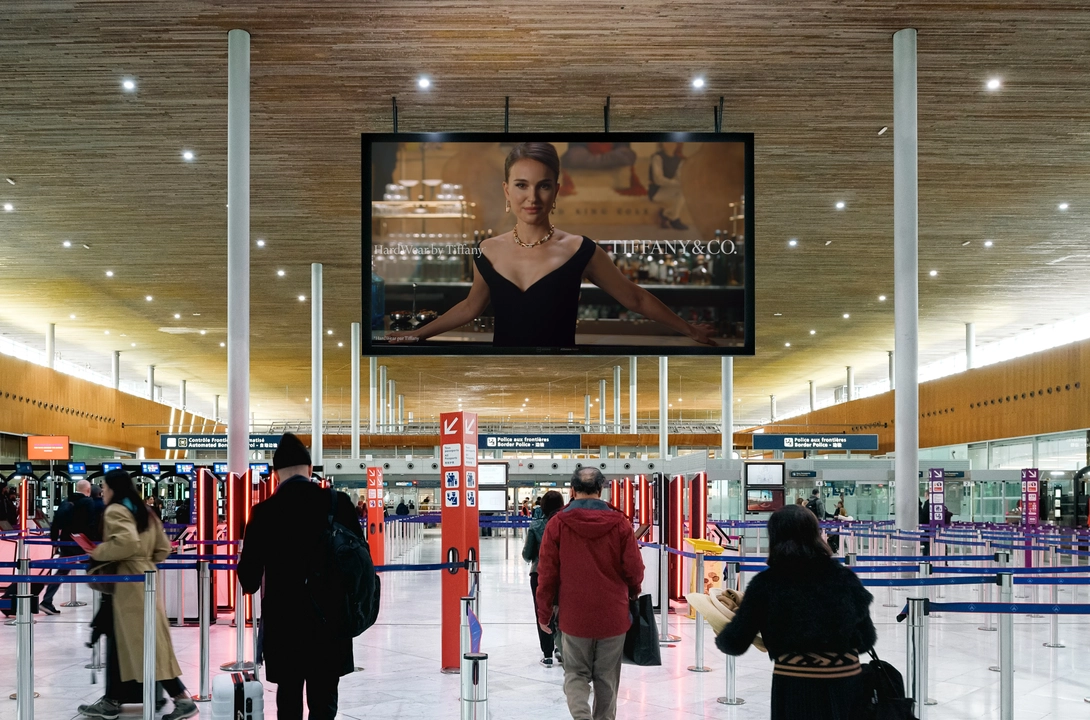 Bon Voyage Giant Screen, campagne Tiffany & Co.